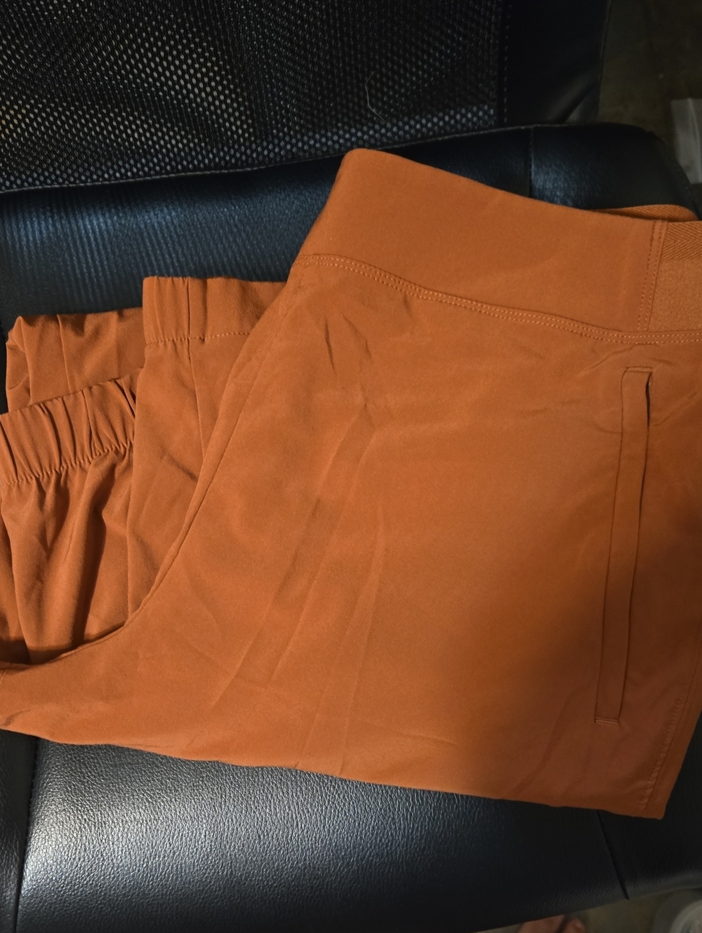 Athleta Rust Orange Pull-On Joggers
